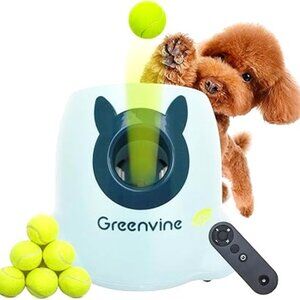 Greenvine Automatic Dog Ball Launcher Interactive Ball Thrower Fetch it Machine